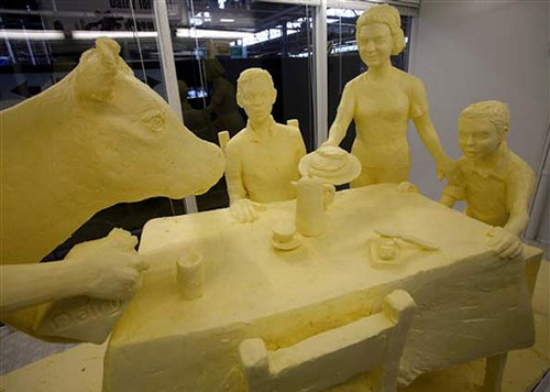 Sculpture en beurre
