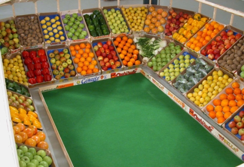 photo du stade en fruits Football Stadium