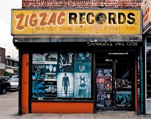 devanture de magasin à New York