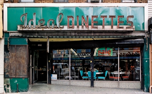 devanture de magasin à New York