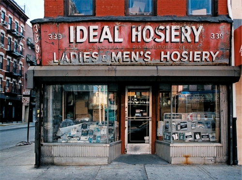 devanture de magasin à New York