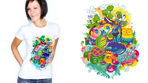 photo et visuel du T-shirt Beauty Nature