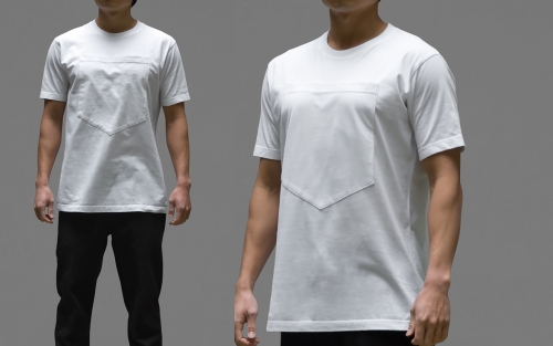 photo du T-shirt à poche géante