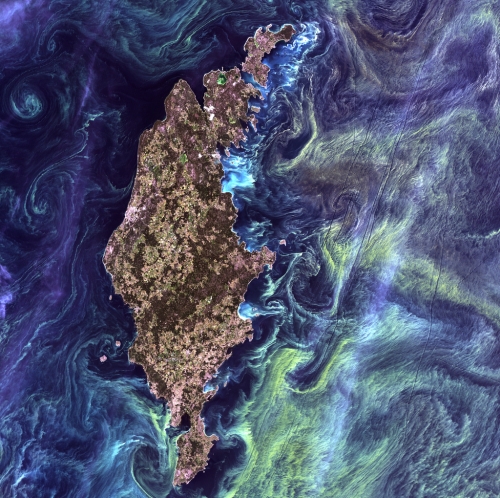 photo du Van Gogh de l'espace de la Nasa
