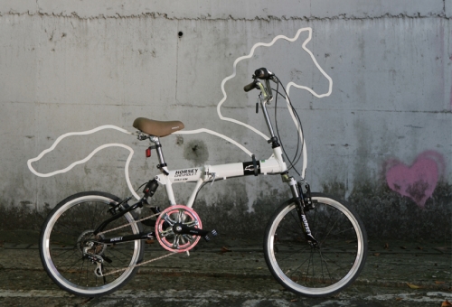 photo du vélo cheval horsey