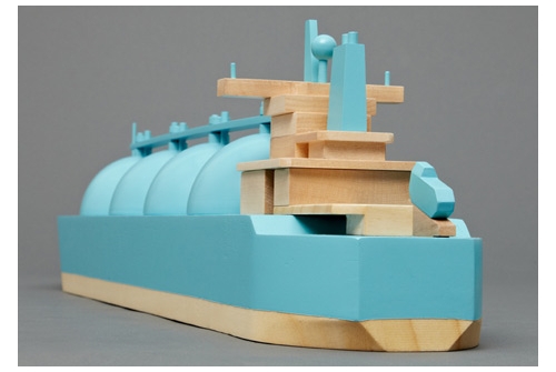 photo des trois bateaux en bois